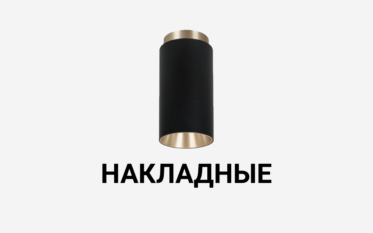 Накладные светильники